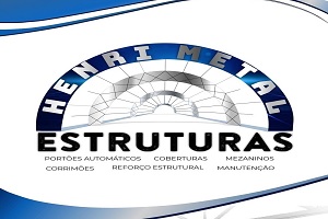 serviços de serralheria - Logotipo da HENRIMETAL