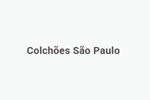 negócios de colchões e descanso - logotipo da Colchões São Paulo